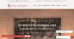 Desktop Screenshot of hotelinterlaken.ch